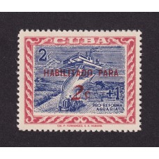 CUBA 1960 ESTAMPILLA COMPLETA NUEVA MINT